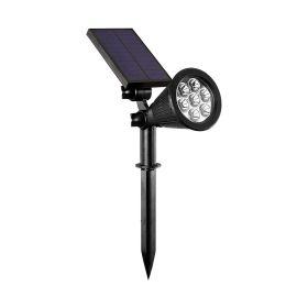 Solar Lawn Light LED Outdoor Waterproof Wall Light RGB Garden Light