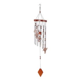 Accent Plus Aluminum Hummingbird Wind Chimes