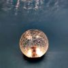 Solar crack ball lamp; courtyard buried ice hockey lamp; waterproof garden ornaments; floor lamp ball; courtyard decorative ornaments