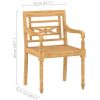 9 Piece Patio Dining Set Solid Teak Wood